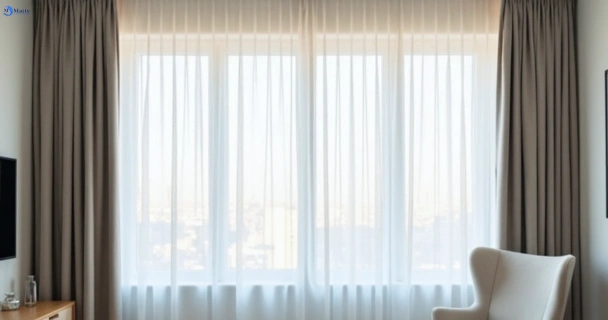 Restored vibrant drapes in newington-vic QLD after Matty Curtain Cleaning